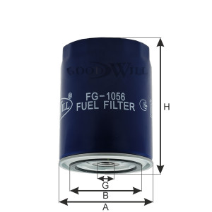 Фильтр топливный FG1056  (GOODWILL)  МАЗ, Волжание (Дв, DEUTZ), IVECO, FORD, ATLAS, (24 шт);